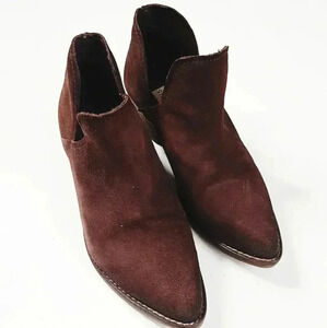 STEVE MADDEN Chesnut Ankle 100% Leather slip on Bootie  Boots 5.5 US